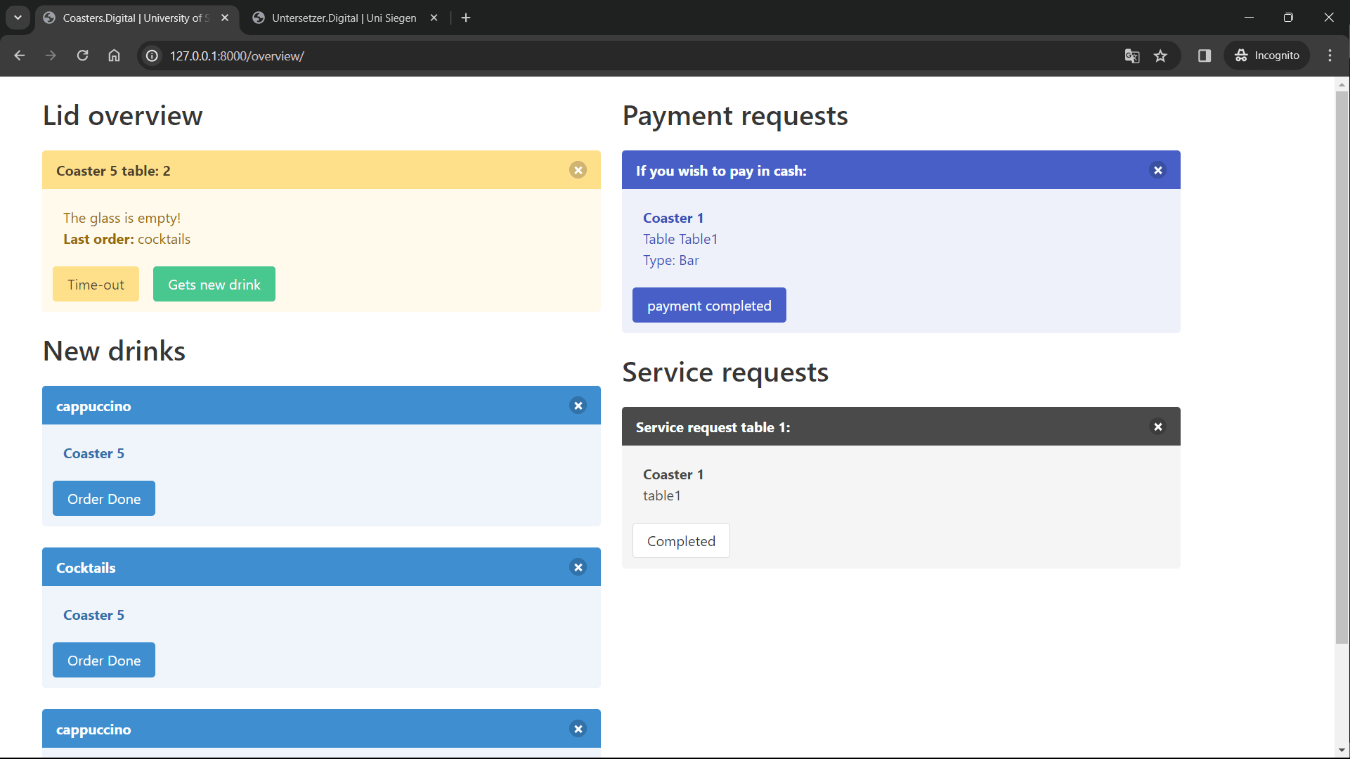SmartCoaster - IoT Integration
